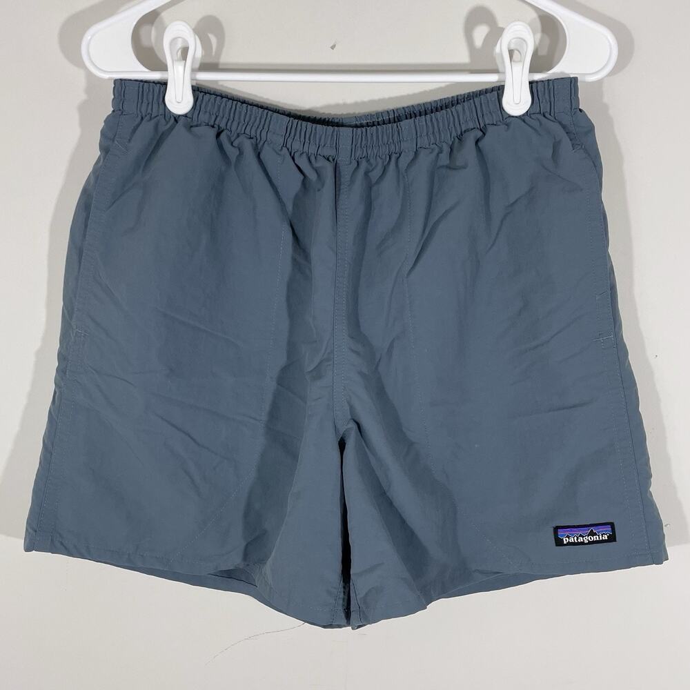 Patagonia Baggies 4.5" Shorts Mens Medium Blue Activewear Lined Netplus Shells